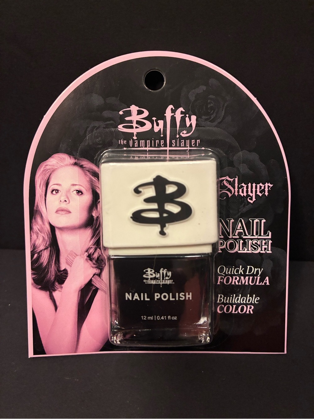Buffy The Vampire Slayer Limited Edition Nail Polish Black Quick Dry Formula
